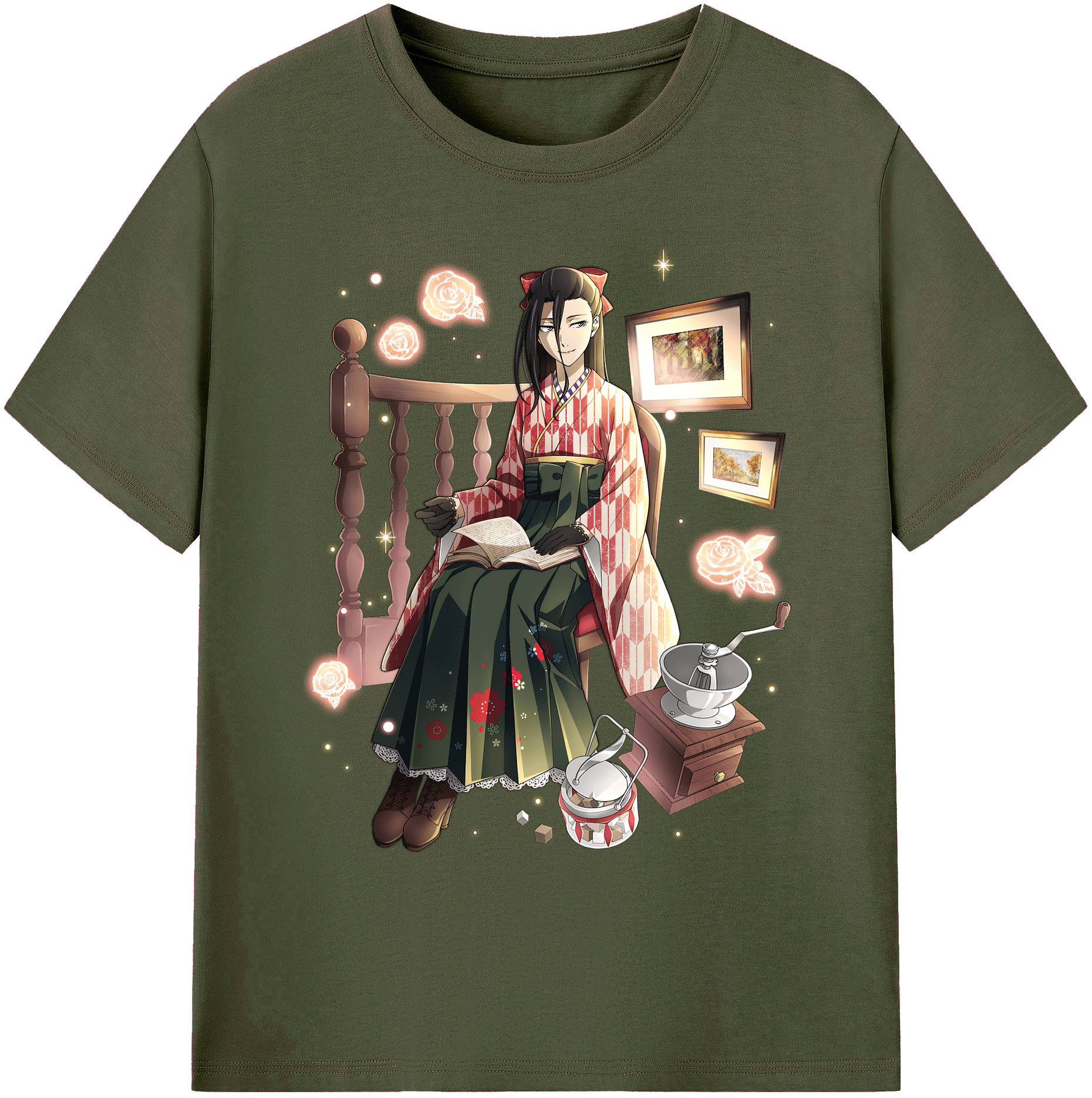 （画像用） 文豪ストレイドッグス Bungo Stray Dogs 綿100％ メンズ半袖Tシャツ｜肌触りやわらか＆通気性